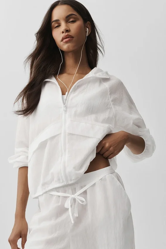Ripstop Electric-jas – Wit