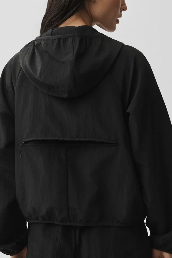 Ripstop Electric-jas - Zwart