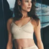 Riviera-bh van linnenmix - Sandy Beige