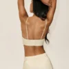 Riviera-bh van linnenmix - Sandy Beige