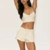 Riviera-bh van linnenmix - Sandy Beige