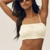 Riviera Bloomer-bh van linnenmix - zandbeige