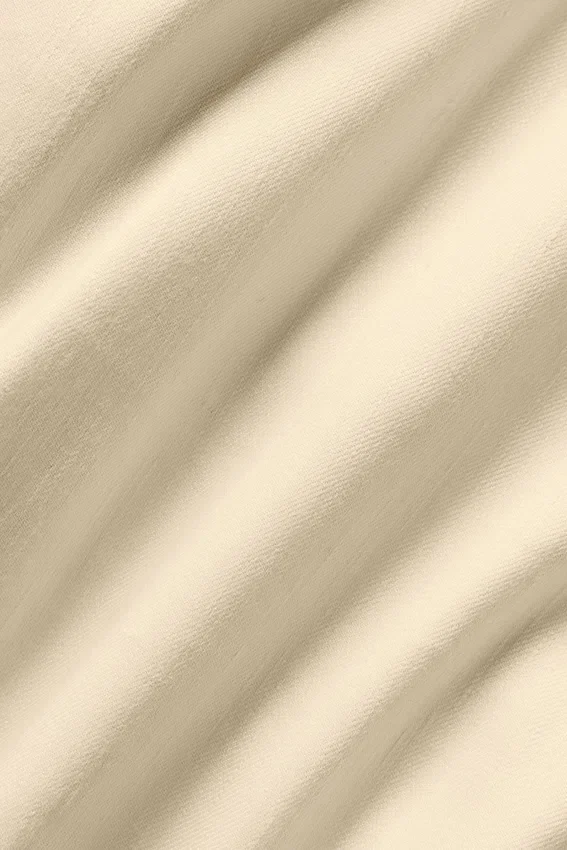 Riviera-broek met wijde pijpen van linnenmix - Sandy Beige