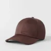 Satijnen Off-Duty-pet - Brownstone