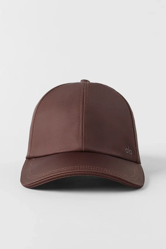 Satijnen Off-Duty-pet - Brownstone
