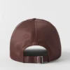 Satijnen Off-Duty-pet - Brownstone