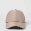 Satijnen pet voor in de vrije tijd - Taupe satijn