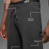 Scholar joggingbroek met rechte pijpen - Antraciet