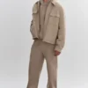 Scholar joggingbroek met rechte pijpen - Gravel