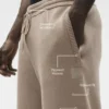 Scholar joggingbroek met rechte pijpen - Gravel