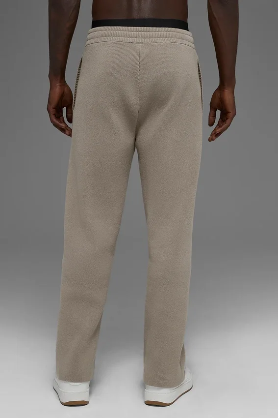 Scholar joggingbroek met rechte pijpen - Licht cacao