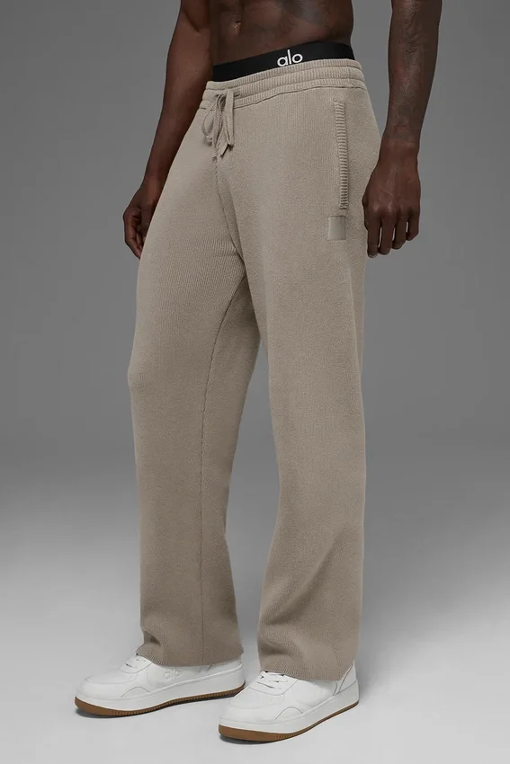 Scholar joggingbroek met rechte pijpen - Licht cacao