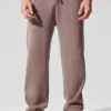 Scholar joggingbroek met rechte pijpen - Mushroom Heather