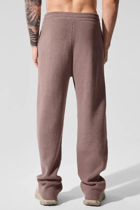 Scholar joggingbroek met rechte pijpen - Mushroom Heather
