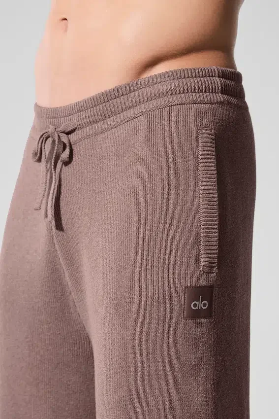 Scholar joggingbroek met rechte pijpen - Mushroom Heather