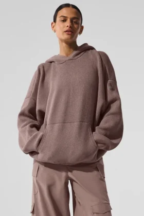 Scholar-trui met capuchon - Mushroom Heather