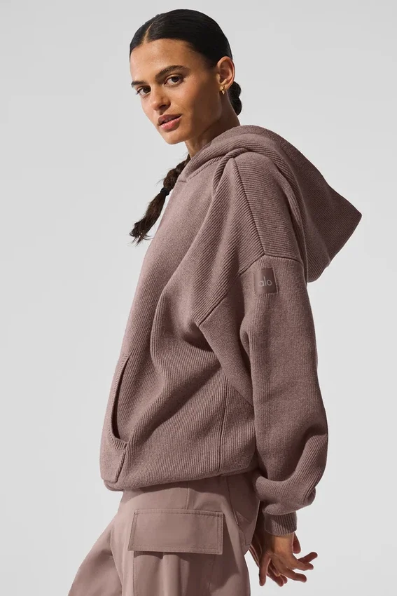 Scholar-trui met capuchon - Mushroom Heather