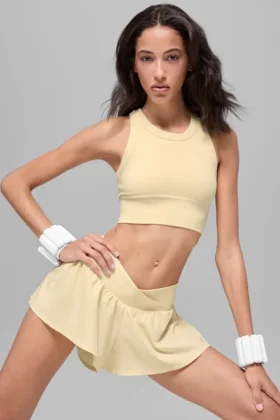 Seamless Delight beha met hoge hals – Candlelight Yellow