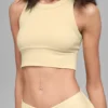 Seamless Delight beha met hoge hals - Candlelight Yellow