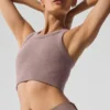 Seamless Delight beha met hoge hals - Mushroom Heather