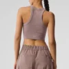 Seamless Delight beha met hoge hals - Mushroom Heather
