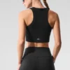 Seamless Delight-bh met hoge hals - Zwart