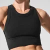 Seamless Delight-bh met hoge hals - Zwart