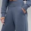 Serenity joggingbroek met wijde pijpen - Bluestone
