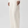Serenity joggingbroek met wijde pijpen - Ivory