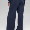 Serenity joggingbroek met wijde pijpen - Navy