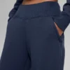 Serenity joggingbroek met wijde pijpen - Navy