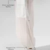 Sheer Game Time Leggings met wijde pijpen - Wit