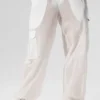 Sheer Game Time Leggings met wijde pijpen - Wit