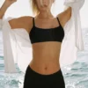 Sheer Glow-boyshort - Zwart