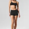 Sheer Glow-boyshort - Zwart