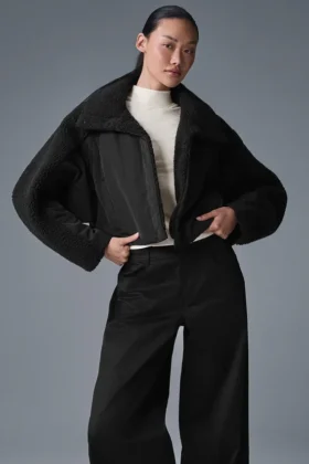 Sherpa Cozy Escape Puffer - Zwart/Zwart