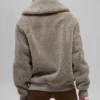 Sherpa Downtown-jas - Licht cacao