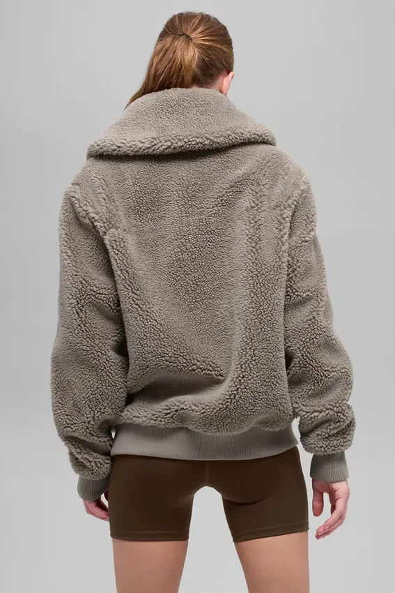 Sherpa Downtown-jas - Licht cacao