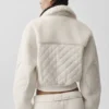 Sherpa Edge-bomber - Ivory