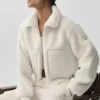 Sherpa Edge-bomber - Ivory
