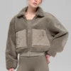 Sherpa Edge-bomber - Light Cocoa