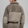 Sherpa Edge-bomber - Light Cocoa
