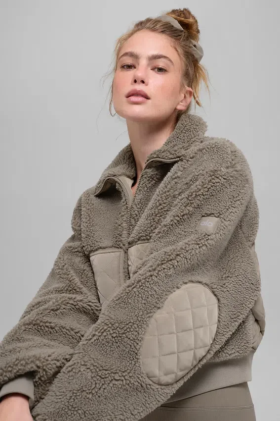 Sherpa Edge-bomber - Light Cocoa