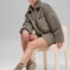 Sherpa Edge-bomber - Light Cocoa