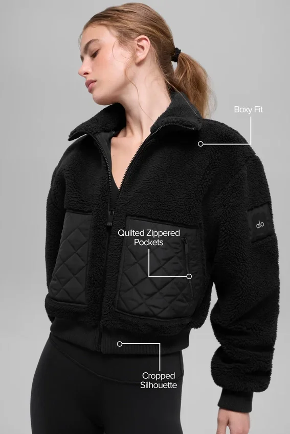 Sherpa Edge-bomberjack - Zwart