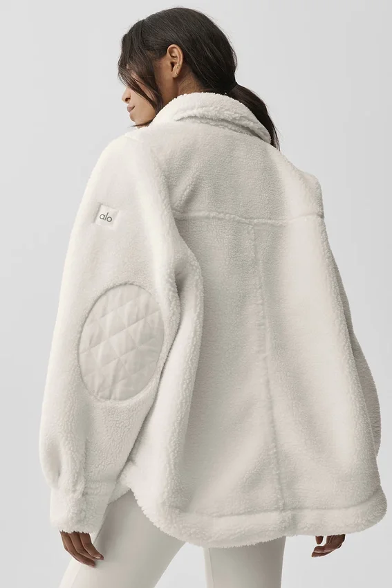 Sherpa Edge Shacket - Ivoor