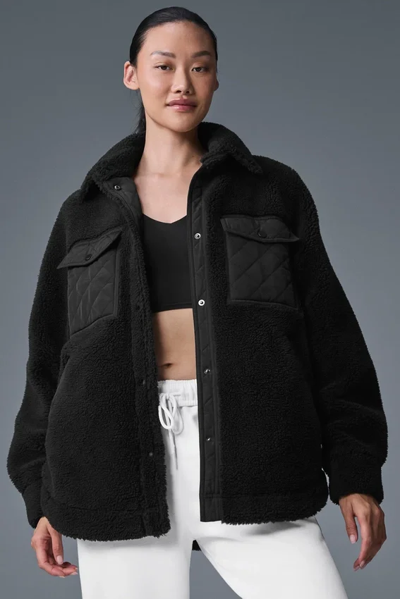 Sherpa Edge Shacket - Zwart