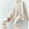 Sherpa Fireside-bomberjack - Ivoor