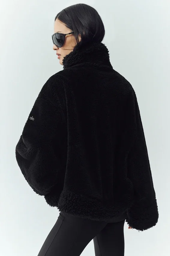 Sherpa Fireside-bomberjack - Zwart