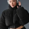 Sherpa Main Act Corset-pufferjas - Zwart